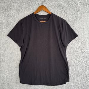 Pistol Lakes Shirt Mens Medium Tee Black Stretch Short Sleeve Casual